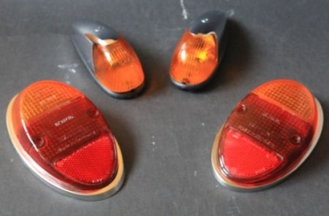 Hella Volkswagen Käfer Rückleuchten Blinker Satz 1970 (8290)